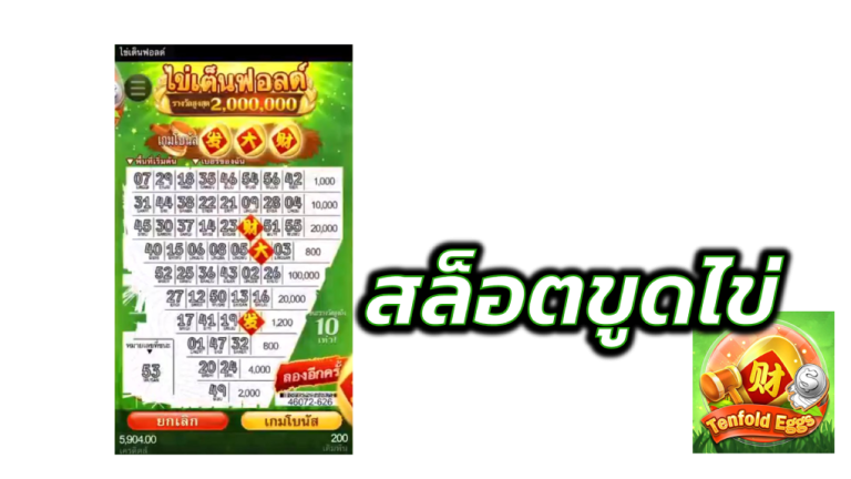 สล็อตขูดไข่